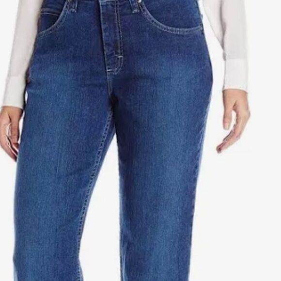 Lee Riders high waist straight leg classic fit five pocket zip button‎ front 16P - Picture 7 of 7